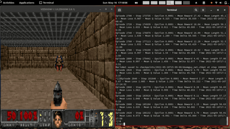 Weekly Adventures: Doom Reinforcement Learning